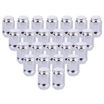 24 X Closed End Type Thread 1/2-20 Lug Nuts For Dodge Viper & Dakota Chrome New. Price: $24.46.