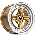 SPEC-1 Wheels Rim SPT-35 15X8 4X100/4X114.3 ET25 73.1CB Gold & Machined Lip New. Price: $248.33.