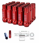 Godspeed TYPE-3 20PCS Steel Lug Nuts M12X1.5 Red Fits Honda Acura Toyota New. Price: $51.01.
