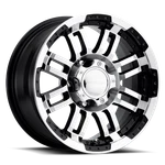 New 14X5.5 Vision 375 Warrior Black Machined Face 5X114.3 5X4.5 ET0 Wheel Rim. Price: $126.37.