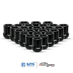 24 Wheel Lug Nuts Spline 12X1.5 Black Open End Bulge Cone Seat - Chrysler Dodge New. Price: $23.99.
