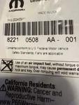 Chrysler Pacifica Jeep Dodge Wheel Locks Exposed Lugs Mopar Genuine 82210508AA New. Price: $54.99.
