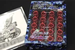 Project Kics Leggdura Shell Type RL53 Knurled Nut 12X1.25 16+4PCS-RED New. Price: $351.50.