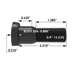 Wheel Stud 201.6260L R0010258R E10258R New. Price: $15.39.