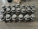 2019-2025 Volvo XC60 Wheel Rim Lug Nut Bolts W/ Security Lock Key Set Of Oem Used. Price: $65.00.