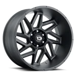 (1) 20X9 +10 Vision 361 Spyder 5X5.0 Satin Black Wheel New. Price: $315.10.