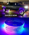Jhb 15.5" Double Row Dream Chasing Flow Car Trucks Led Wheel Rim Lights Set Of 4 New. Price: $203.00.
