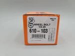 (4) Dorman 610-103 1/2-20 Serrated Wheel Studs .673 In. Knurl, 1-19/32 New. Price: $19.95.