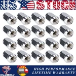 Set 20 Lug Nuts 12X1.5 Chrome Closed End Bulge Acorn Wheel Alloy Steel New. Price: $22.59.
