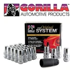 Gorilla The System 24 Wheel Locks Lug Nuts & Key Chrome 14X1.5 Bulge Acorn New. Price: $84.95.