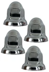 4 Lot Roadpro W-33M 33MM Chrome Flanged Lug Nut Cover Semi Truck Wheel Cap Bulk New. Price: $14.95.