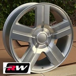 Single 20" Inch Chevy Silverado Texas Edition Oe Replica Wheel Machined New. Price: $254.50.