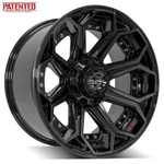 4PLAY Wheel 20X10 6X135 + 6X139.7 Gm Chevy Ram 4P80R Black (1) New. Price: $500.00.
