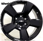 Gloss Black 5806 Replica Wheels Fits 2021 Chevy Tahoe Suburban Rst 6X5.5 +27 New. Price: $1099.99.