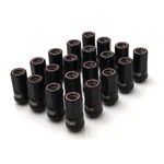 Wheel Mate HR5007BR Fits: Muteki Open End Lug Nuts Black W/ Red Ring 14X1.5 New. Price: $182.07.
