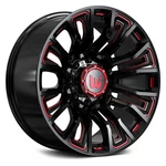 Western Maverick Wheel 20X10 (-12, 5X150, 110) Black Single Rim New. Price: $370.00.