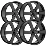 (set Of 4) Replica FR32F 20X10 6X5" +45MM Gloss Black Wheels Rims New. Price: $1264.96.