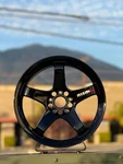 (set Of 4) Nismo LMGT4 18X10.5 +15 5X114.3 Black Wheels New. Price: $4818.00.