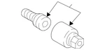 Genuine Audi Wheel Bolt 8R0-698-139-806 New. Price: $106.83.