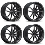Set 17" Konig Oversteer 17X8 Wheels 5X108 45MM Rims 37B-OS78508455 New. Price: $998.23.