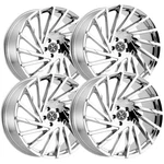 (set Of 4) Xcess X02 22X9 5X115 +15MM Chrome Wheels Rims 22" Inch New. Price: $2056.00.