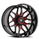 Off-road Wheel 20X12 5X5.0 5X5.5 -44MM Black XF-222201251271397-44GBRM New. Price: $484.81.