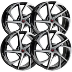 (4) Revolution Racing R29 17X7.5 5X4.5" +40 Black/machined Wheels Rims 17" Inch New. Price: $748.96.