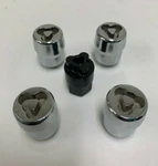 New Rally Chrome Wheel Locks 7/16 Conical Seat 90320 2A. Price: $19.42.