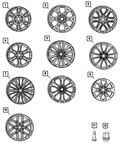 Genuine Mopar Aluminum Wheel 04755407AA New. Price: $768.38.
