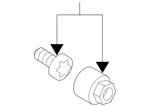 Genuine Audi Wheel Bolt 4F0-698-139-B-801 New. Price: $85.93.