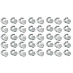 Pack Of 40 For Semi Truck Abs Plastic Push On 33MM Lug Nut Covers Caps Chrome New. Price: $23.86.