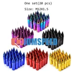 Cap Spiked Racing Wheel Lug Nuts 20PCS M12 X 1.5MM 60MM Arrow Style New. Price: $27.66.