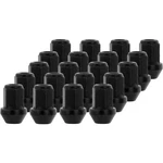 Black Lug Nuts M12X1.50 1-PIECE Cone Seat 17MM Hex Pack Of 20 New. Price: $39.69.