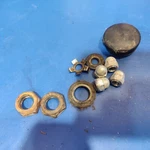 Nuts Wheels Yoke Fork Casters Invacare Pronto M91 Wheelchair Used. Price: $21.00.