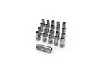 Isr Performance 20PC Steel 50MM Open Ended Lug Nuts - M12X1.25 Silver New. Price: $58.95.