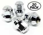 20 14X1.5 21MM Hex Chrome Oem Factory Style Acorn Lug Nuts Ford Lincoln New. Price: $32.99.