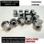 Snowflake 7/16-20 Lug Nuts For 1976-1981 Gm Corvette Camaro Firebird Trans New. Price: $29.59.