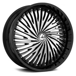 Azara AZA-526 Wheels 22X8.5 (38, 5X114.3, 74.1) Black Rims Set Of New. Price: $1815.36.