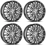 Set 22" Azara AZA-522 Gloss Black & Machined Wheels 22X8.5 5X4.5 5X120 38MM New. Price: $1061.17.