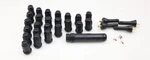 New Pro Comp 25-PIECE 1/2-20 Lug Nut Kit Black W/ Valve Stems PXA11184B. Price: $19.85.
