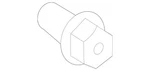 Genuine Mercedes-benz Hexagon Head Screw 005-990-25-00 New. Price: $10.03.