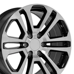 20" Rim Fits Chevy Sierra Silverado 1500 Wheel CV99 Black Mach'd 20X9 CK158 4741 New. Price: $236.00.