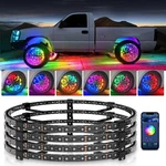 Mictuning 15 Inch Rgb+ic Dream Color Wheel Rings Lights, Dual-row Car Rim New. Price: $152.91.