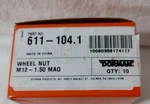 M12-1.5/ Mag Front/rear Lug Nut Pk /dorman 611-104.1 New. Price: $15.70.