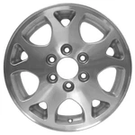 Refurbished Painted Sparkle Silver Aluminum Wheel 17 X 7.5 89038702 Remanufactured. Price: $223.89.