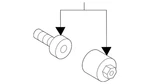 Genuine Audi Wheel Bolt 4F0-698-139-C-805 New. Price: $83.84.