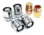 Set Of 12X1.5 Veritek Chrome Lug Nut Wheel Locks W/ Zinc Keys VPE-45700N2CH New. Price: $35.99.