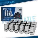 24PC Chrome 14X1.5 Wheel Lug Nuts For Ram 1500 Durango Grand Cherokee 7/8'' Hex New. Price: $42.66.