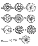 Genuine Mopar Wheel Weight 5154061AA New. Price: $10.81.