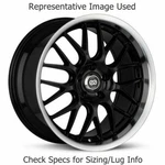 Enkei 469-875-6542BK Lusso 18"X7.5" Wheel Black With Machined Lip New. Price: $241.97.
